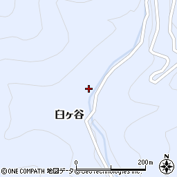 徳島県那賀郡那賀町臼ヶ谷裏周辺の地図