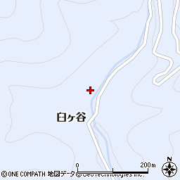 徳島県那賀町（那賀郡）臼ヶ谷（裏）周辺の地図