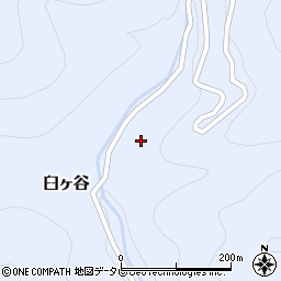 徳島県那賀町（那賀郡）臼ヶ谷（東畑）周辺の地図