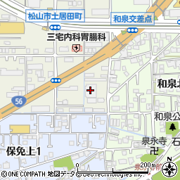 ＪＡ愛媛　ＪＡ愛媛県信連ＪＡえひめ総合情報センター周辺の地図