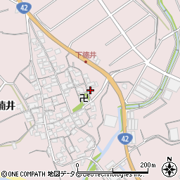 和歌山県御坊市名田町楠井1890-1周辺の地図