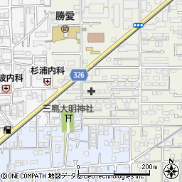 ラフレシア杉浦Ｆ周辺の地図