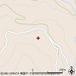 高知県長岡郡大豊町岩原207周辺の地図