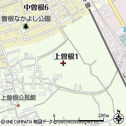 〒800-0223 福岡県北九州市小倉南区上曽根の地図