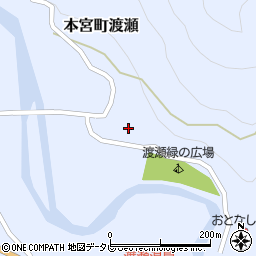 和歌山県田辺市本宮町渡瀬208周辺の地図