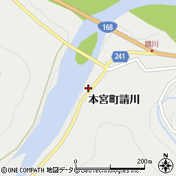 和歌山県田辺市本宮町請川252周辺の地図