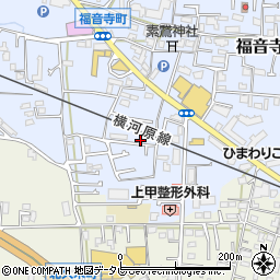 愛媛県松山市福音寺町60周辺の地図