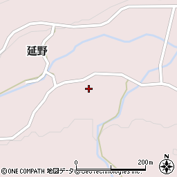 徳島県那賀郡那賀町延野殿谷周辺の地図