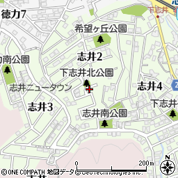 下志井北公園周辺の地図