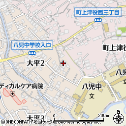 植村商会　町上津役店周辺の地図