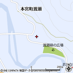 和歌山県田辺市本宮町渡瀬250周辺の地図