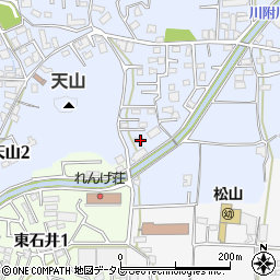愛媛県松山市福音寺町668-9周辺の地図