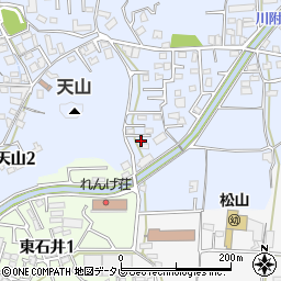 愛媛県松山市福音寺町668周辺の地図
