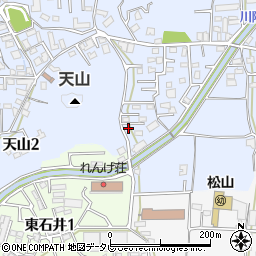 愛媛県松山市福音寺町668-5周辺の地図