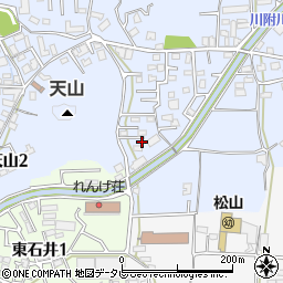 愛媛県松山市福音寺町668-7周辺の地図