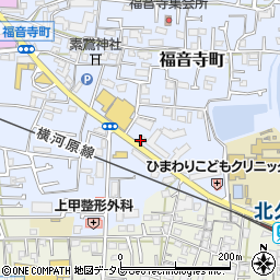 ＪＡ松山市福音寺周辺の地図