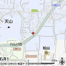 愛媛県松山市福音寺町675-7周辺の地図