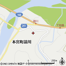 和歌山県田辺市本宮町請川361周辺の地図