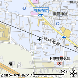 愛媛県松山市福音寺町275-7周辺の地図