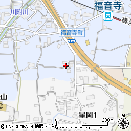 愛媛県松山市福音寺町488-2周辺の地図