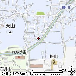 愛媛県松山市福音寺町675-6周辺の地図