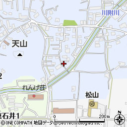 愛媛県松山市福音寺町675-5周辺の地図