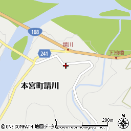 和歌山県田辺市本宮町請川360周辺の地図