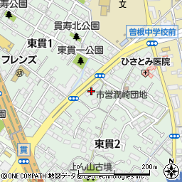 潤崎団地２棟周辺の地図