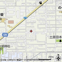 ライフデリ松山店周辺の地図