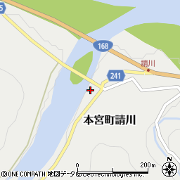 和歌山県田辺市本宮町請川275周辺の地図