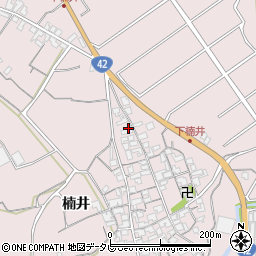 和歌山県御坊市名田町楠井508周辺の地図