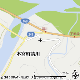 和歌山県田辺市本宮町請川363周辺の地図