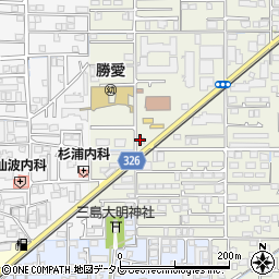 株式会社鶴見製作所　松山営業所周辺の地図