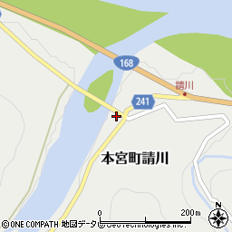 和歌山県田辺市本宮町請川274周辺の地図