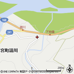 和歌山県田辺市本宮町請川352周辺の地図