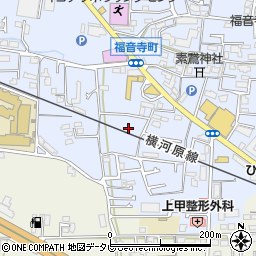 愛媛県松山市福音寺町275周辺の地図
