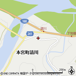 和歌山県田辺市本宮町請川301周辺の地図