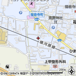 愛媛県松山市福音寺町270周辺の地図