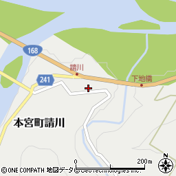 和歌山県田辺市本宮町請川358周辺の地図