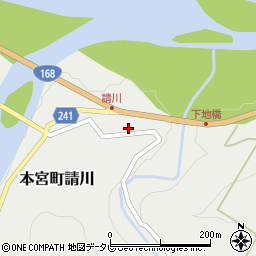 和歌山県田辺市本宮町請川358周辺の地図