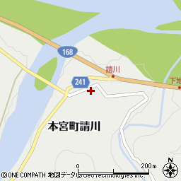 和歌山県田辺市本宮町請川300周辺の地図