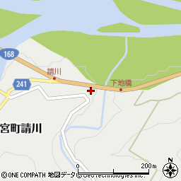 和歌山県田辺市本宮町請川353-2周辺の地図