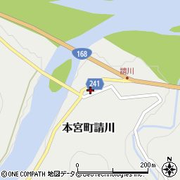 和歌山県田辺市本宮町請川283-1周辺の地図