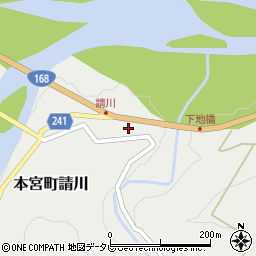 和歌山県田辺市本宮町請川357周辺の地図