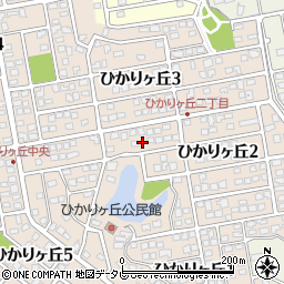 福岡県宗像市ひかりヶ丘2丁目7周辺の地図