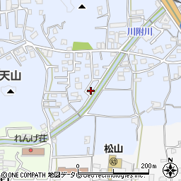 愛媛県松山市福音寺町585-5周辺の地図