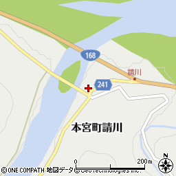 和歌山県田辺市本宮町請川279周辺の地図