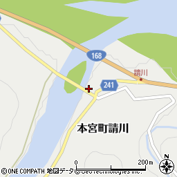 和歌山県田辺市本宮町請川277周辺の地図