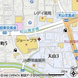 三井ホーム松山モデルハウス周辺の地図