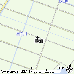 福岡県福津市勝浦周辺の地図